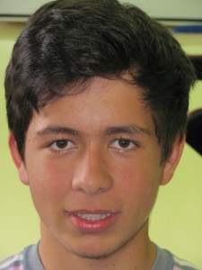 Ivan Štriga, pobjednik utrke na 100 m