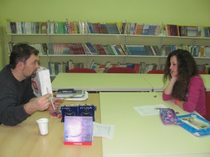 Ivana i učitelj fizike Tomislav Hanžeković
